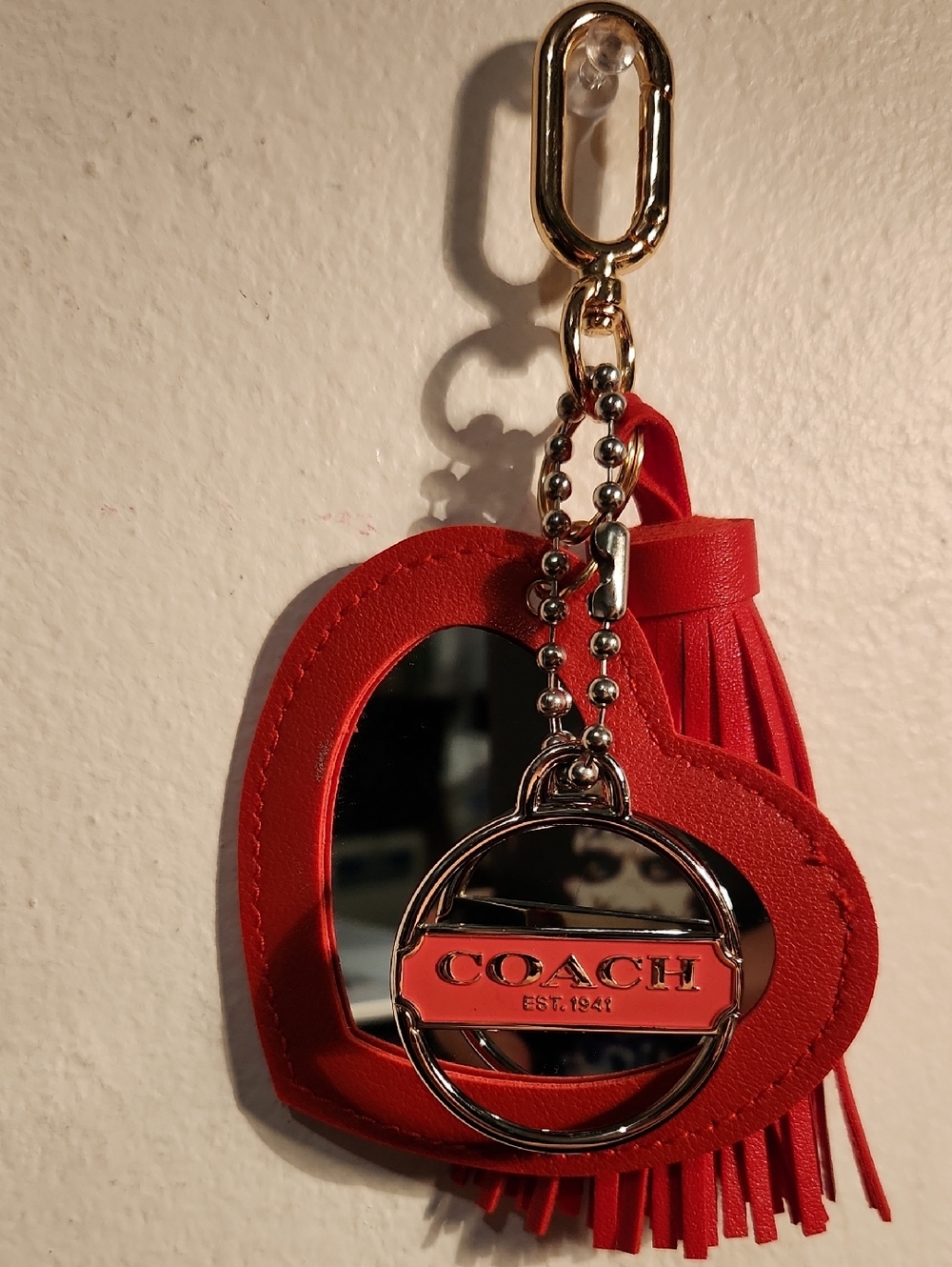 Coach Hang Tag With Keychains